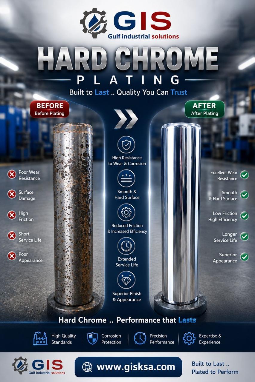 Industrial chrome plating process